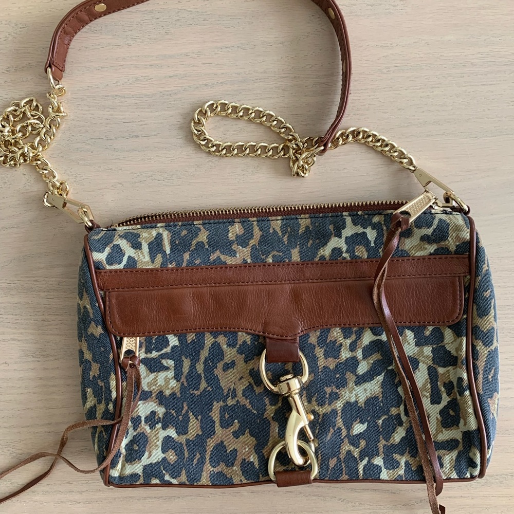 Rebecca Minkoff Leopard Canvas Mac Bag